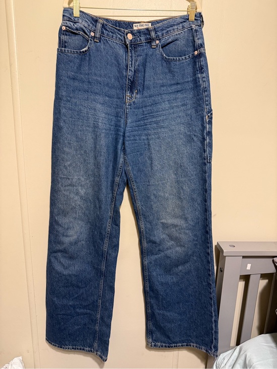 We The Free Denim - We The Free Straight-Leg Tinsley Baggy High Rise Straight Leg 30